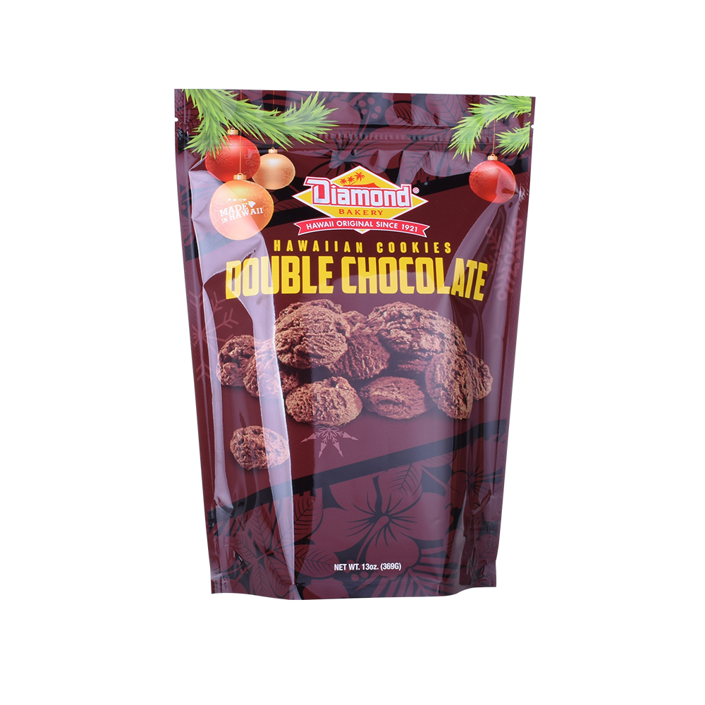 تصميم جديد من رقائق الألومنيوم Ziplock Food Snack Stand Up Zip Bag