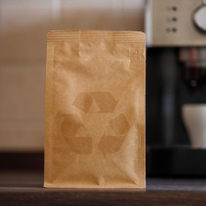 أكياس قهوة قابلة لإعادة التدوير