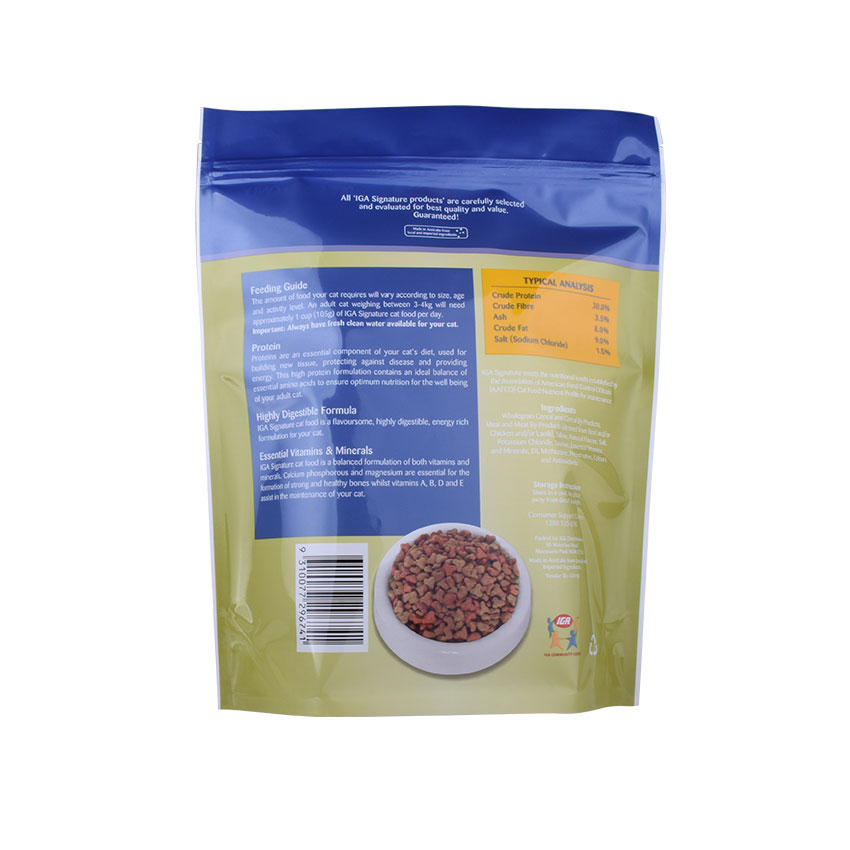 1kg الكلب الغذاء حزمة مخصصة الألومنيوم احباط التعبئة والتغليف زيبر الوقوف حقيبة تخزين أغذية الكلب الحيوانات الأليفة