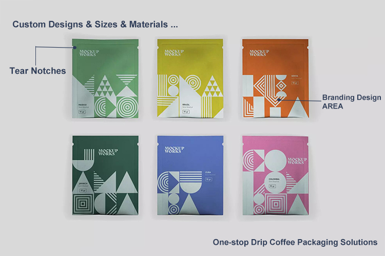 أكياس تقطير القهوة