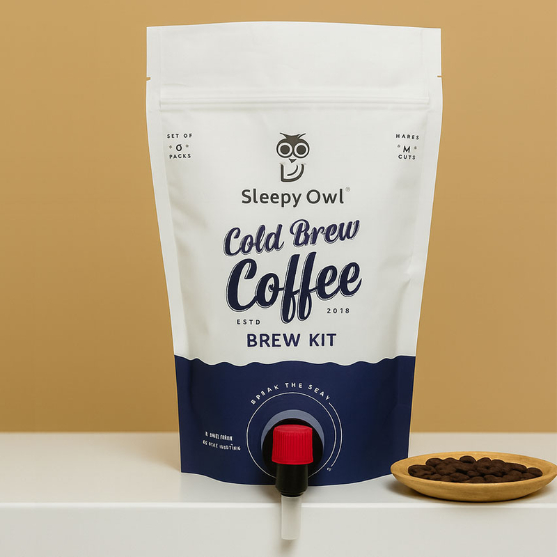 أكياس قهوة باردة مخصصة سعة 3 لتر مزودة بصمام فيتوب