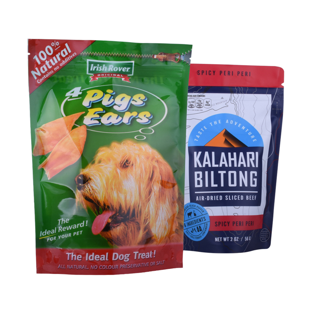 تغليف ملون محدود بلاستيك يقف أغذية الحيوانات الأليفة أكياس أغذية الكلاب