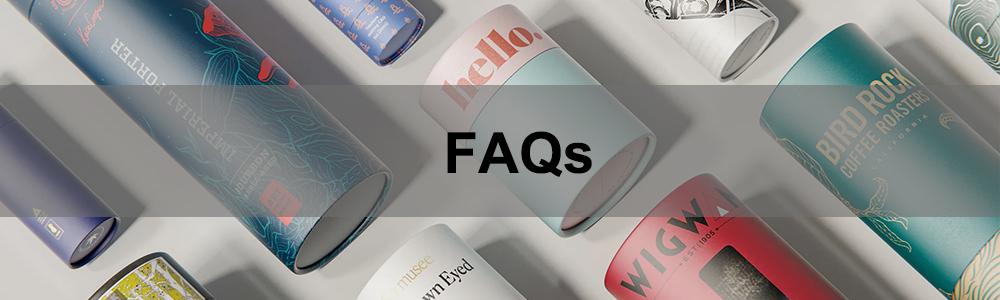 عبوات قهوة أسطوانية