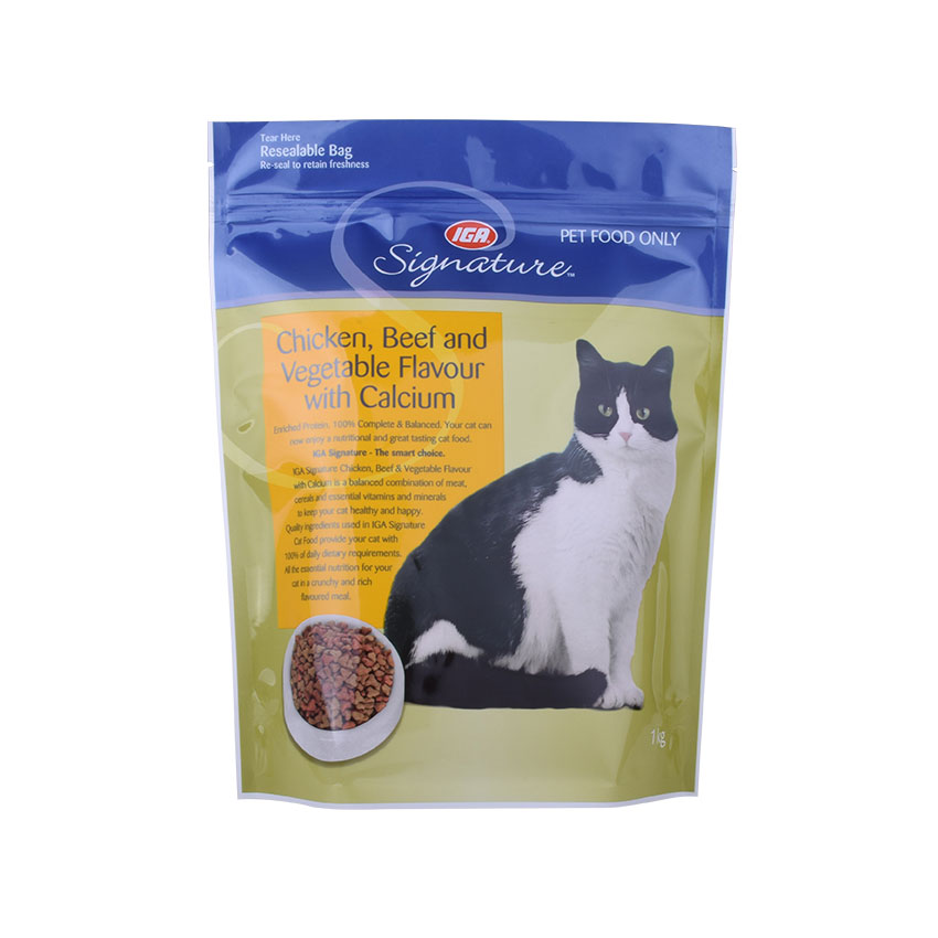 1kg الكلب الغذاء حزمة مخصصة الألومنيوم احباط التعبئة والتغليف زيبر الوقوف حقيبة تخزين أغذية الكلب الحيوانات الأليفة