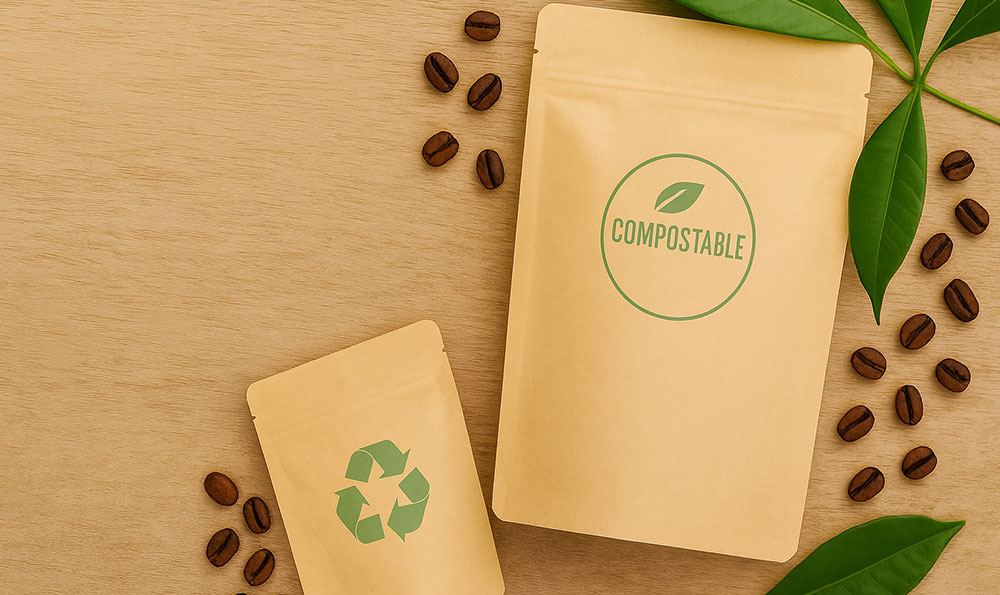 عبوات القهوة المستدامة