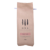 كيس قهوة مجمعة Tin Tie Kraft Paper Bags 1kg