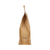 250Gr Kraft Paper Box Bottom Pouch One Way Valve Ziplock Coffee Bag
