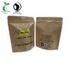 Reclosable Stand up Kraft Compostable Zipper Packaging Bag للبذور من الصين