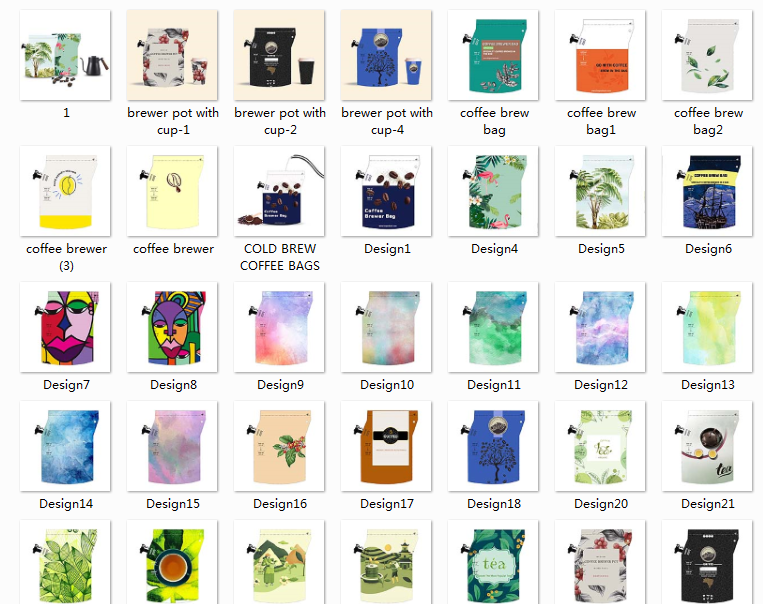 coffee brewer bag design