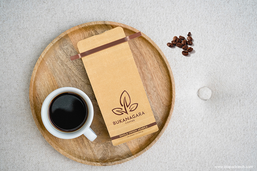 أكياس قهوة قابلة لإعادة التدوير