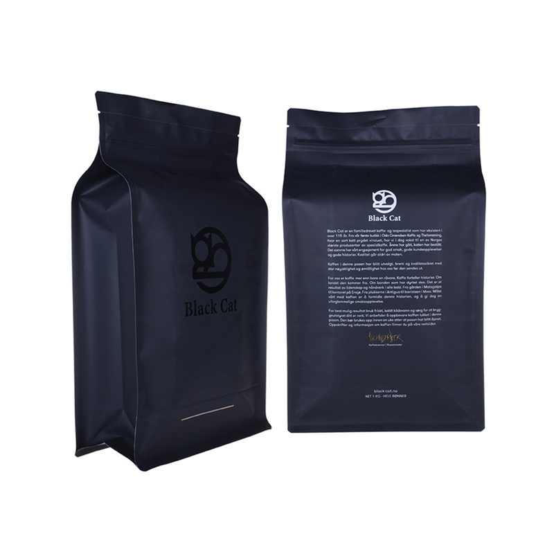 مخصص مربع الحقيبة أكياس القهوة كيس تغليف القهوة الحقيبة مع شركة واحدة صمام الطريق بالجملة