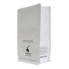 مخصص طباعة الغذاء القهوة صمام تمزق كيس ورق الكرافت الأبيض الحقيبة