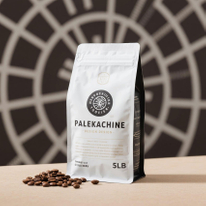 أكياس قهوة شخصية قابلة للغلق الحراري، بقاعدة مسطحة، وزن 5 أرطال مع صمام