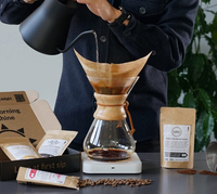 أكياس القهوة القابلة للتحلل والتحلل