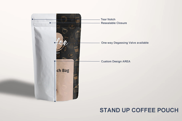 أكياس قهوة قائمة