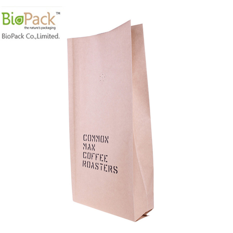 مخصص 250 جرام 500 جرام 1 كيلوجرام الغذاء زيبلوك حقيبة كرافت قابلة للتحلل الحيوي مع زيبلوك للقهوة / الشاي من الصين