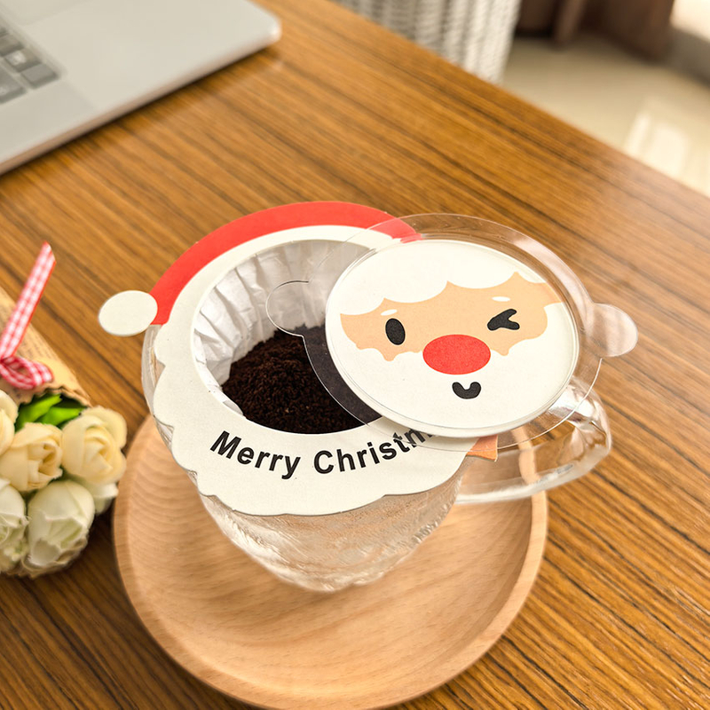 أكياس ترشيح قهوة ورقية مخصصة على شكل طبق طائر