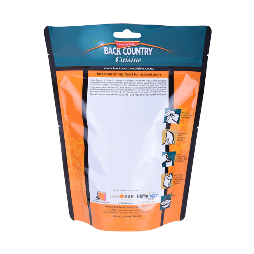 أكياس تغليف رقائق الألومنيوم البلاستيكية الشفافة القابلة للإغلاق