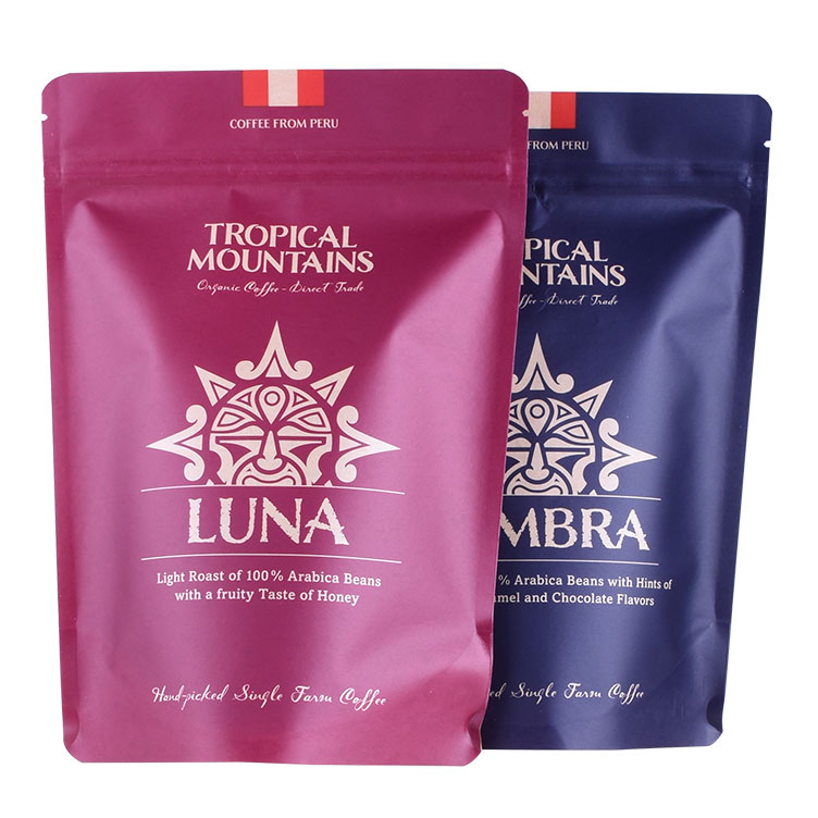 تغليف ورق الكرافت القابل للإغلاق القابل للإغلاق مع الحقيبة Ziplock والصمام