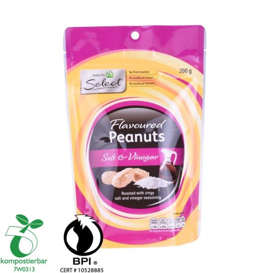 مصنع طباعة الأكياس البلاستيكية للنافذة الشفافة للأغذية Ziplock في الصين