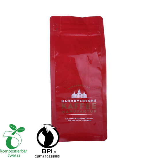 Ziplock Box Bottom Plastic Packaging Coffee Bag الشركة المصنعة من الصين