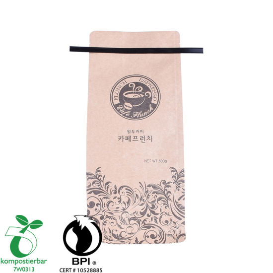 Eco Side Gusset Tea Pouch احباط كيس ورق الكرافت المزود في الصين