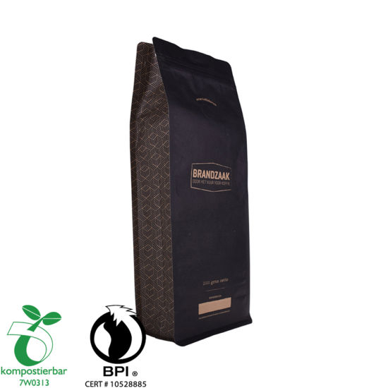 Good Seal Ayclity Square Bottom Green Coffee Bag Manufacturer من الصين
