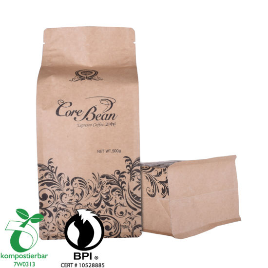 الغذاء الصف مربع أسفل مصنع كيس أنبوب قابلة للتحلل الحيوي الصين