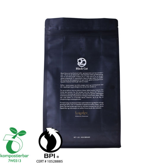 Ziplock Square Bottom Biodegradable Food Grade Bag Factory الصين