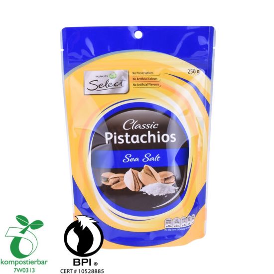 مصنع طباعة الأكياس البلاستيكية للنافذة الشفافة للأغذية Ziplock في الصين