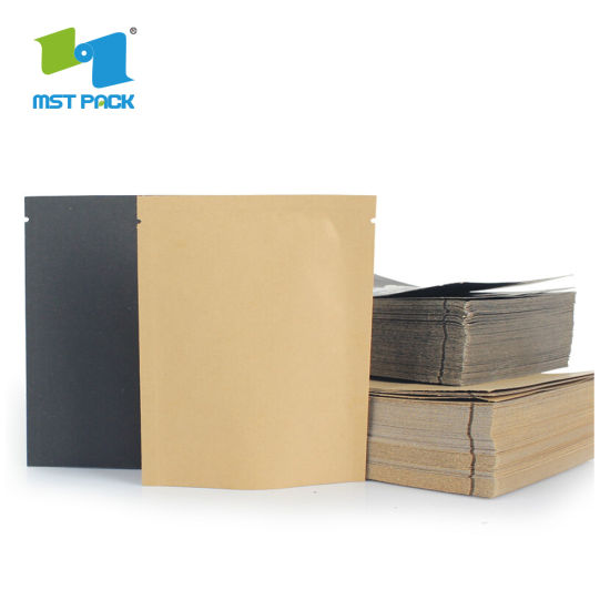 صديقة للبيئة الغذاء الصف مغلفة مواد التعبئة والتغليف السماد طريقة واحدة صمام التفريغ أكياس القهوة القابلة للتحلل الحيوي رقائق الألومنيوم