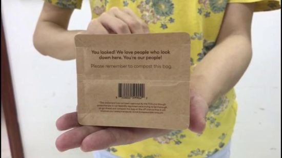 الجملة المعاد تدويرها صديقة للبيئة الذرة النشا زيبلوك الوقوف تغليف المواد الغذائية 100٪ سماد قابل للتحلل الحيوي كيس من البلاستيك الشفاف