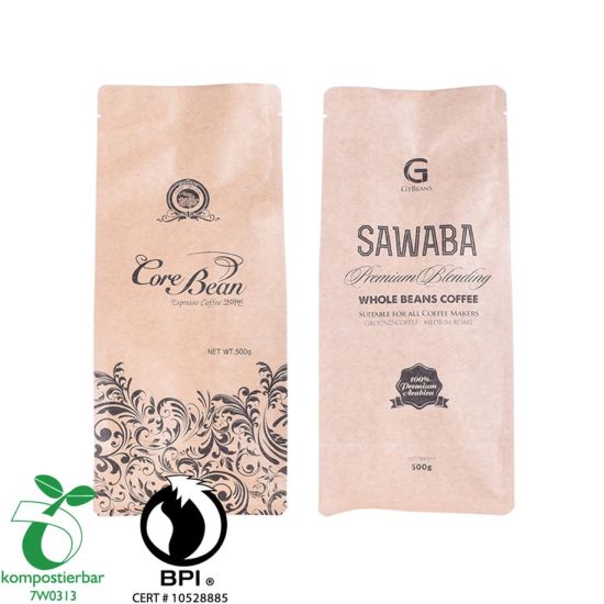 بالجملة PLA Coffee Bag Flat Bottom Factory من الصين