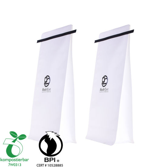 مخصص مطبوعة كتلة أسفل Tin Tie Coffee Bag المزود في الصين