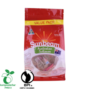 الغذاء Ziplock نافذة واضحة بالجملة صديقة للبيئة في الصين