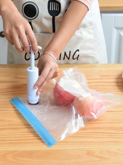 الترقق معوجة الحقيبة البلاستيكية النايلون فراغ كيس تغليف المواد الغذائية