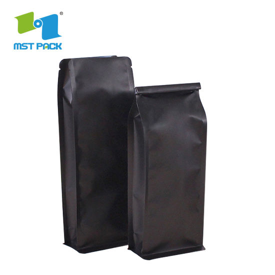 100٪ Bio Barrier Film قابل للتحلل مصنوع من الذرة حقيبة قهوة قابلة للتحلل