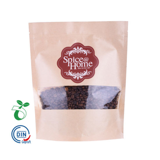 مخصص طباعة ورقة الغذاء نشا الذرة حقيبة قابلة للتحلل الحيوي مع الشعار الخاص بك