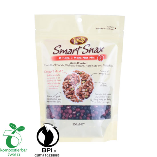 مصنع طباعة الأكياس البلاستيكية للنافذة الشفافة للأغذية Ziplock في الصين