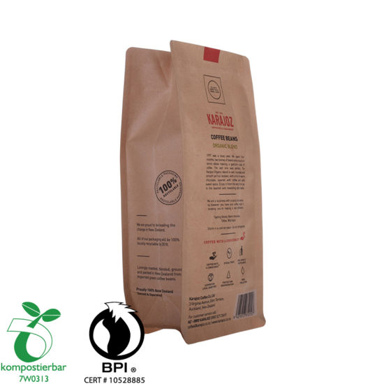 Ziplock Box Bottom Coffee Bag Tin Tie Manufacturer الصين