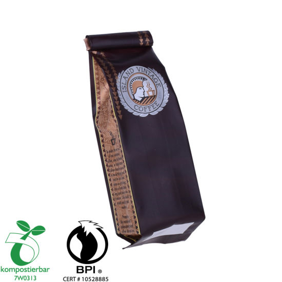 قابلة لإعادة الاستخدام الجانبية مجمعة قابلة للتحلل الحيوي حقيبة بولي الصانع من الصين