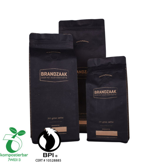 البلاستيك البريدي قفل Yco Coffee Kraft Bag Factory الصين