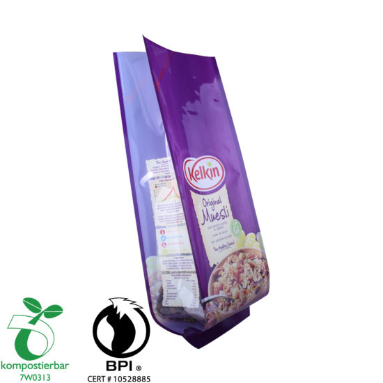 مصنع بوليباغ صديق للبيئة قابل للإغلاق من Ziplock Side Gusset من الصين