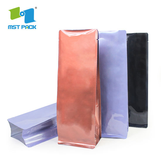 1 كجم 35 أوقية حقيبة قهوة مسطحة القاع حقيبة مخصصة Biodegrabale PLA