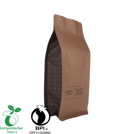 Ziplock Box Bottom Coffee Paper Packaging Bag Factory من الصين