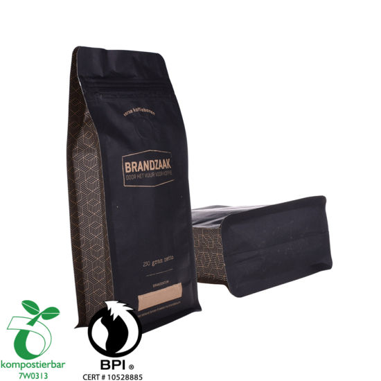 Ziplock Doypack Coffee Packaging Kraft Paper Factory من الصين