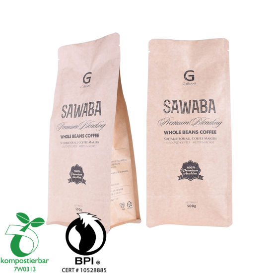 Ziplock Box Bottom Corn Starch Packaging Wholesale من الصين