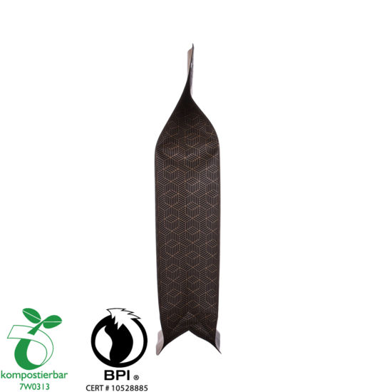 Ziplock Box Bottom Coffee Paper Packaging Bag Factory من الصين