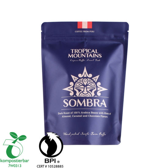 Ziplock Side Gusset Coffee Bag مع One Way Valve Factory الصين