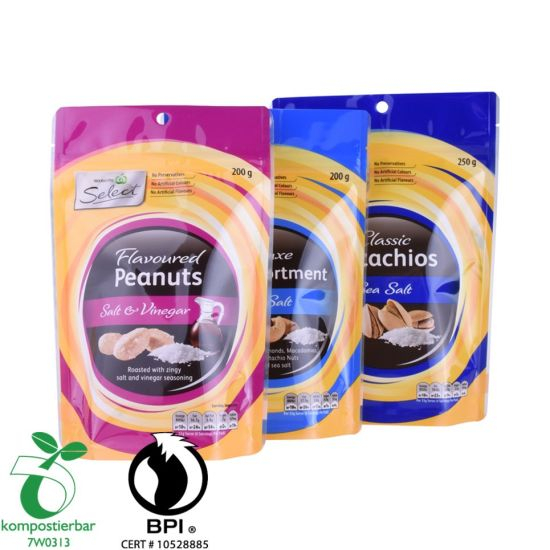 مصنع طباعة الأكياس البلاستيكية للنافذة الشفافة للأغذية Ziplock في الصين